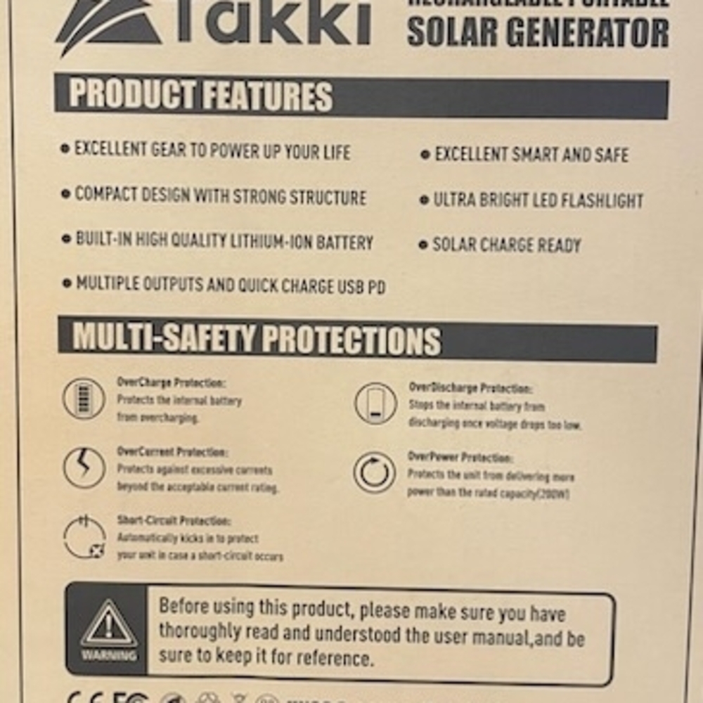 Portable Power Station with Solar Panels - Picture 4 of 6